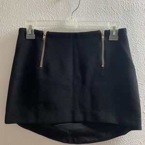 Little black mini skirt